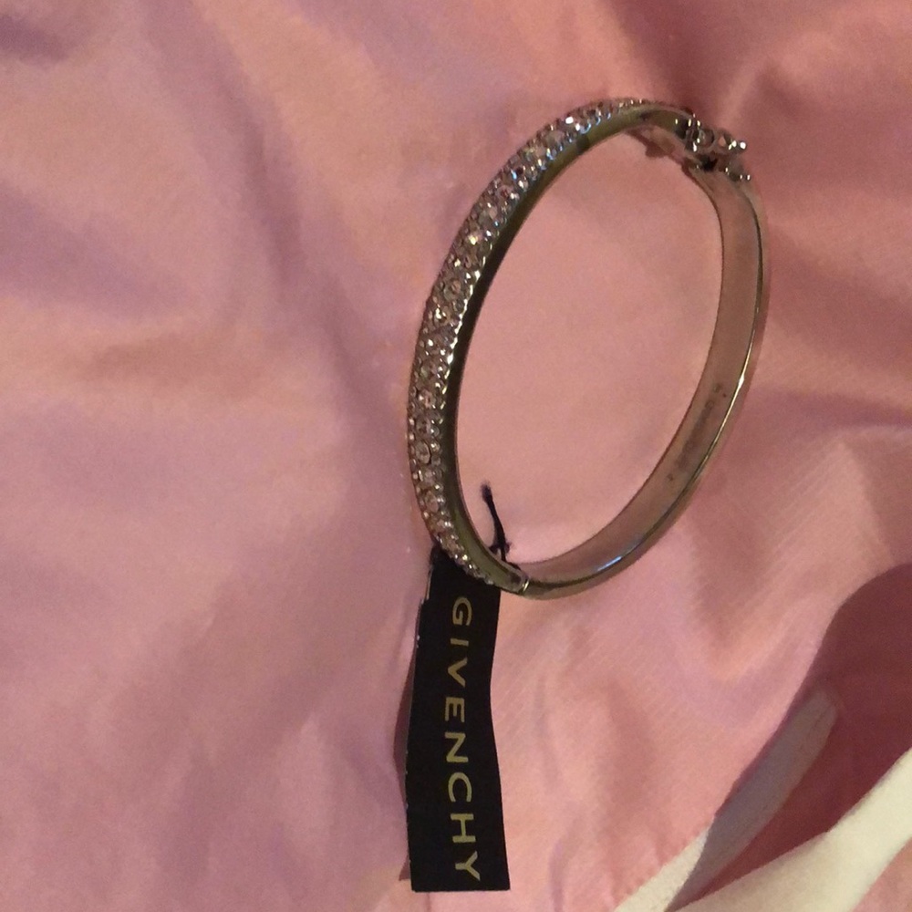 Givenchy crystal silver bracelet